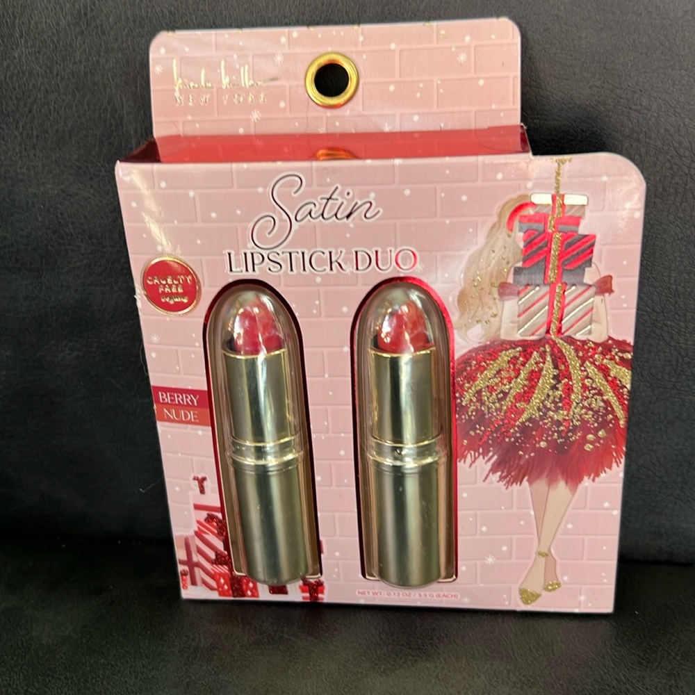 Nicole Miller Satin Lipstick Duo